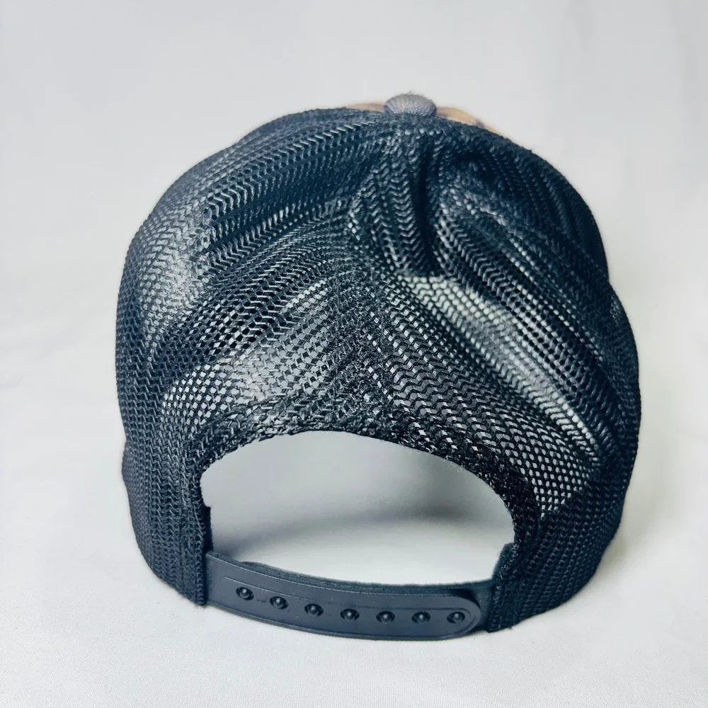 Marvel Punisher Camo Trucker Hat Mens Black Mesh Snapback Skull Baseball Cap